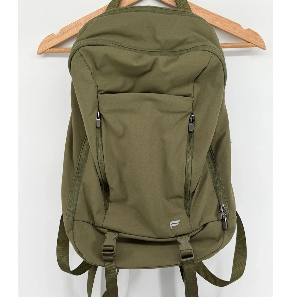 Fabletics The Sleek Backpack Moss Green Laptop Sleeve
